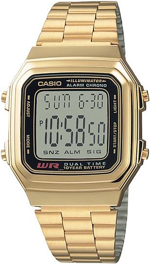 A-178WGA-1A  кварцевые наручные часы Casio "Vintage"  A-178WGA-1A