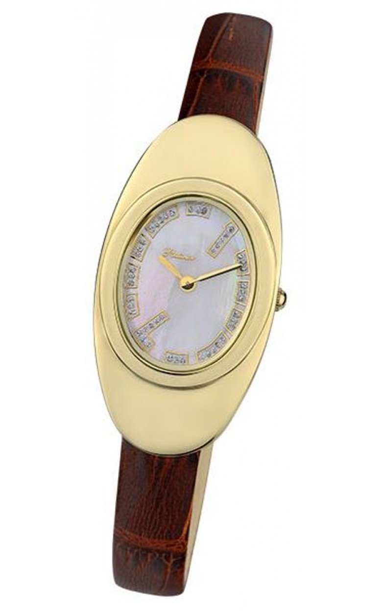 92760.327 russian gold Lady's watch кварцевый wrist watches Platinor "аннабель"  92760.327