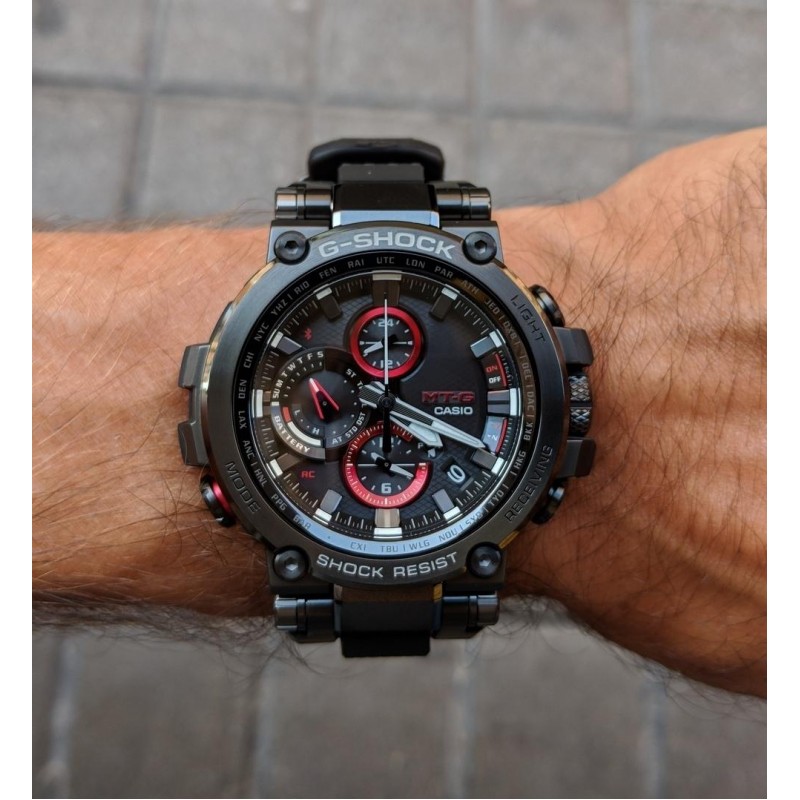 MTG-B1000B-1A  кварцевые наручные часы Casio "G-Shock"  MTG-B1000B-1A