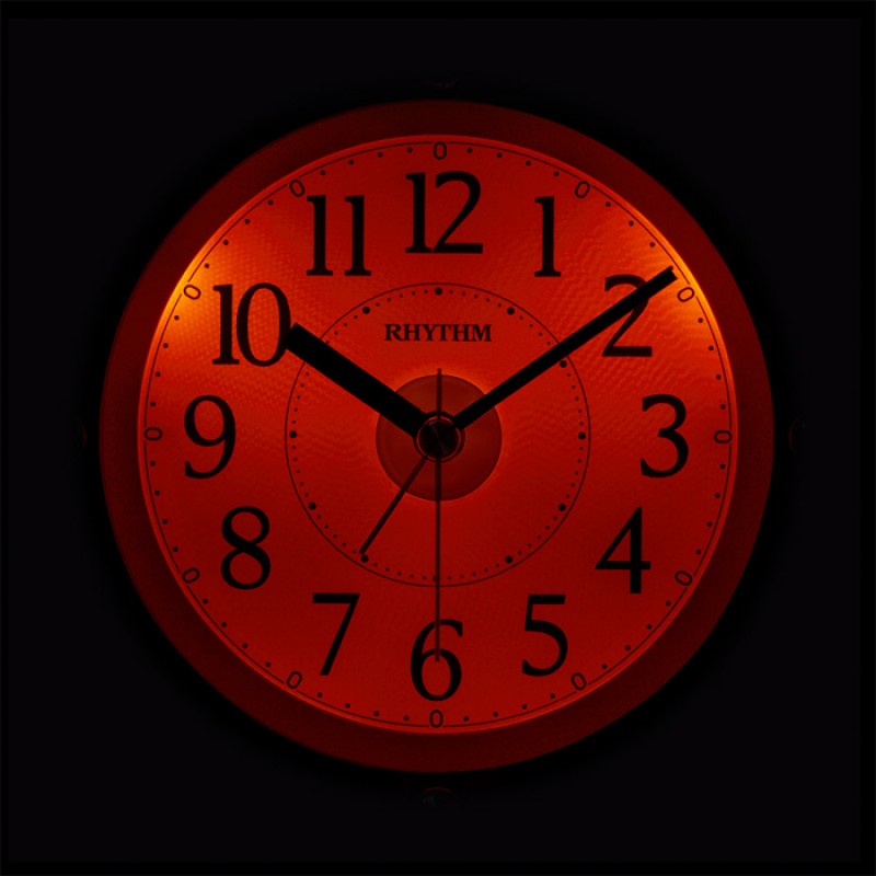 8RE679SR19 Часы-будильник "Rhythm"