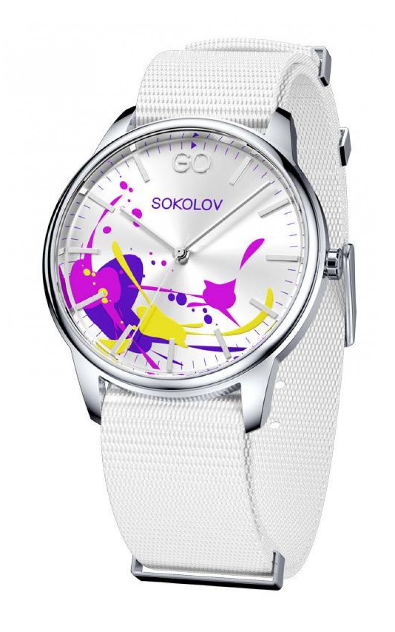 326.71.00.000.08.03.2  кварцевые часы Sokolov "I want"  326.71.00.000.08.03.2
