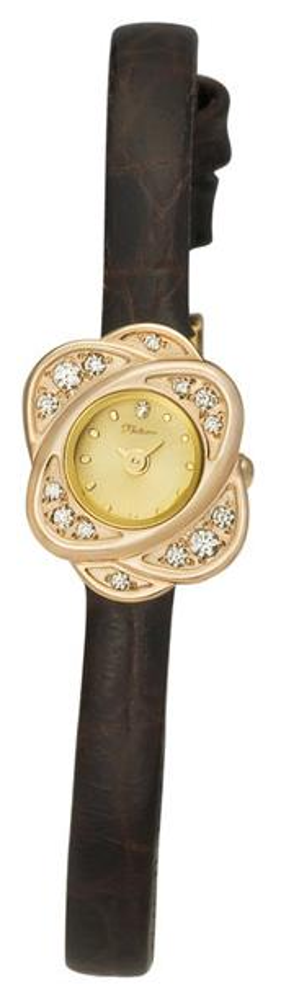 44756.401 russian gold кварцевый wrist watches Platinor "регина" for women  44756.401