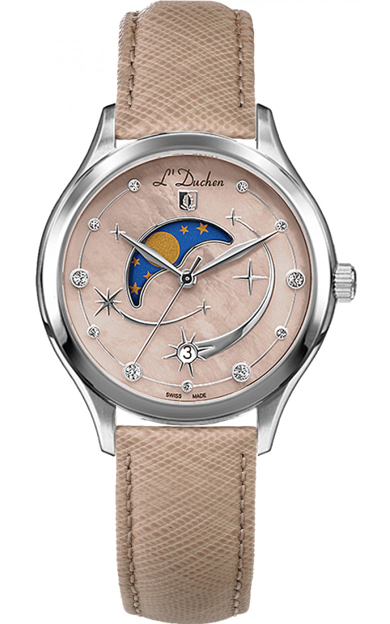 D 837.15.45 swiss Lady's watch кварцевый wrist watches L'Duchen "Perseides"  D 837.15.45