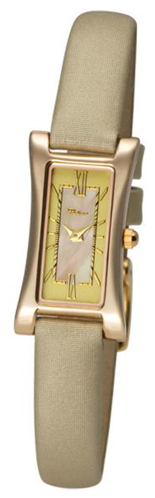 91750.417 russian gold кварцевый wrist watches Platinor "элизабет" for women  91750.417