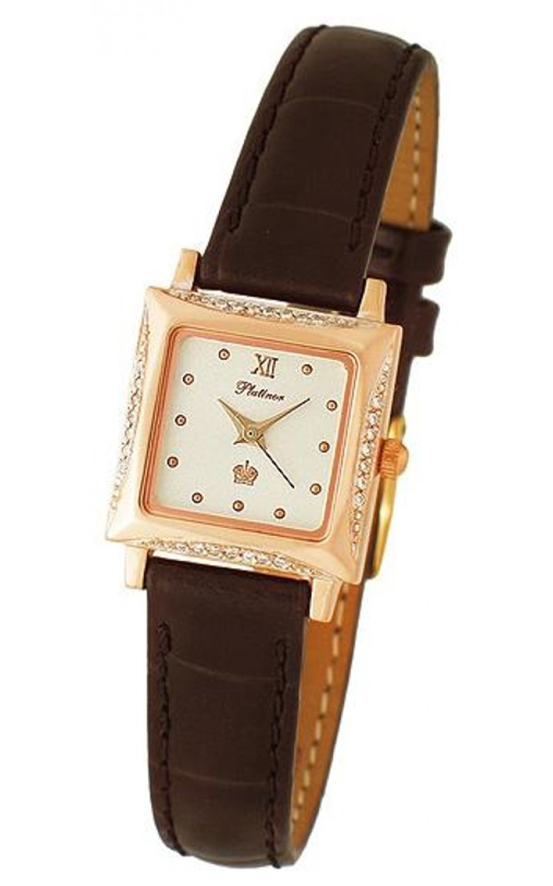 90256.116 russian gold Lady's watch кварцевый wrist watches Platinor "джулия"  90256.116