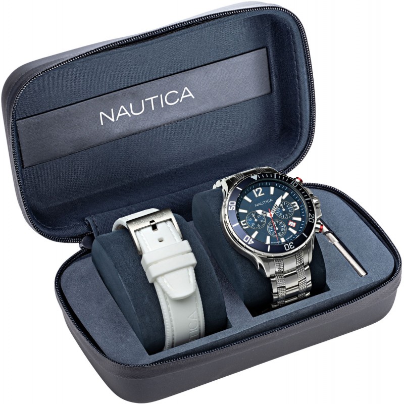 NAPNSS123  кварцевые наручные часы Nautica "NST BOX SET"  NAPNSS123
