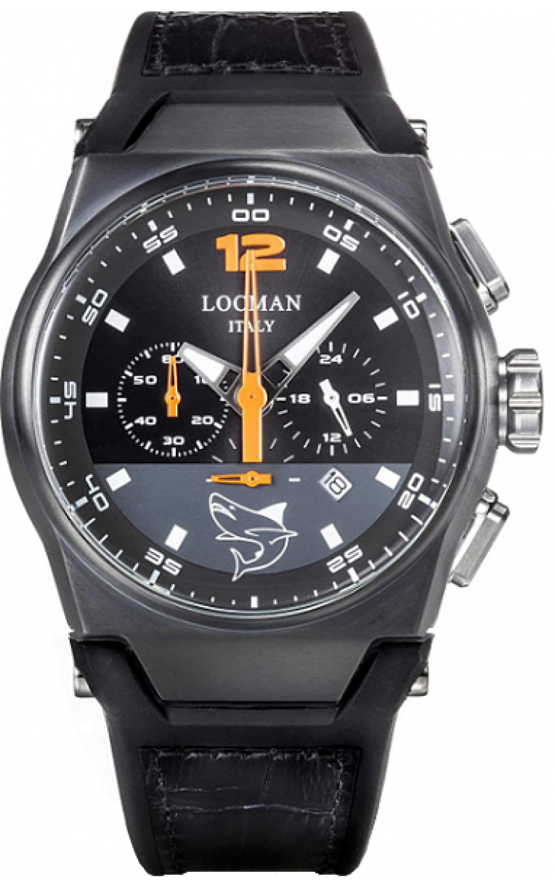 0555K01S-BKBKORGPK  кварцевые наручные часы LOCMAN "MARE CHRONO"  0555K01S-BKBKORGPK