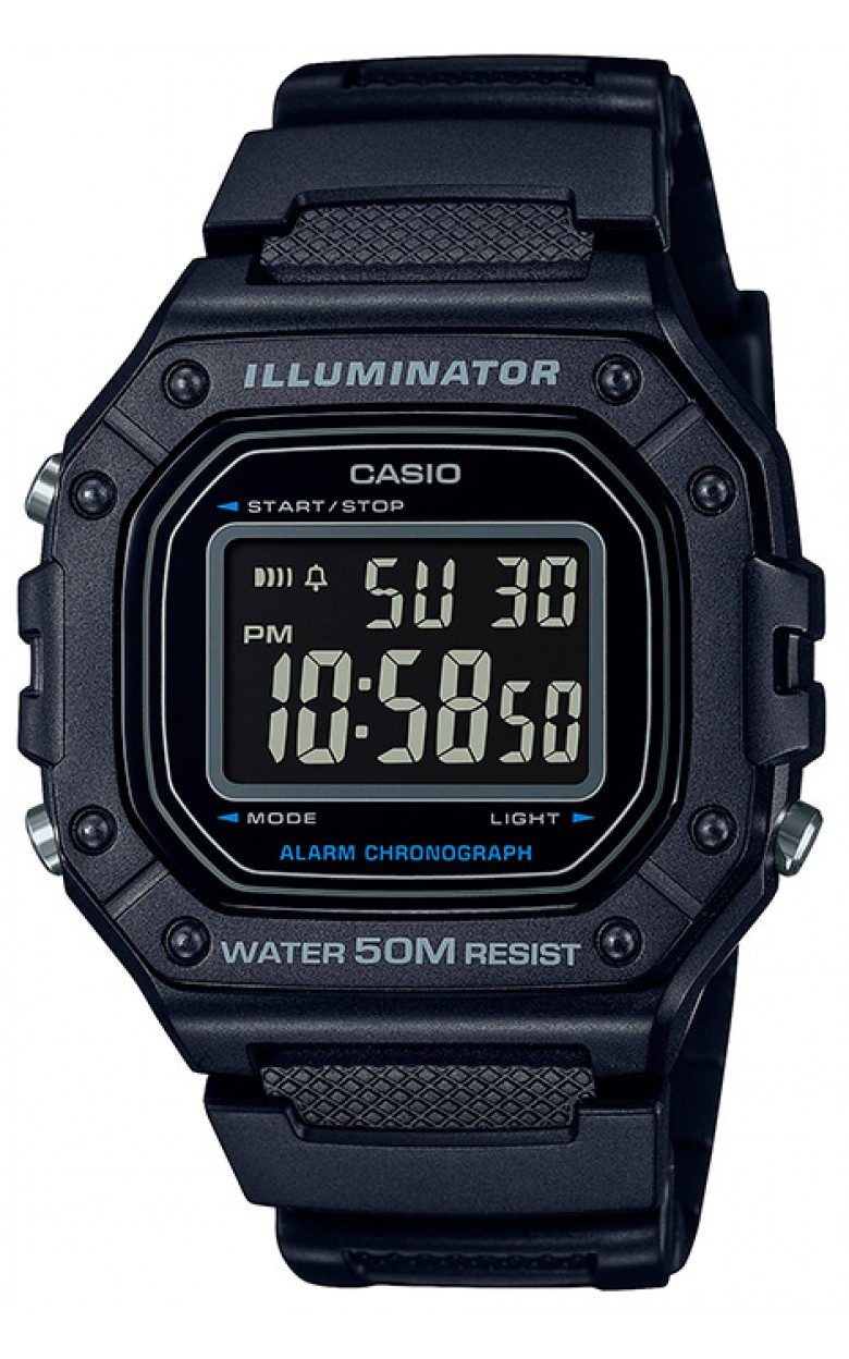 W-218H-1B  кварцевые наручные часы Casio "Collection"  W-218H-1B