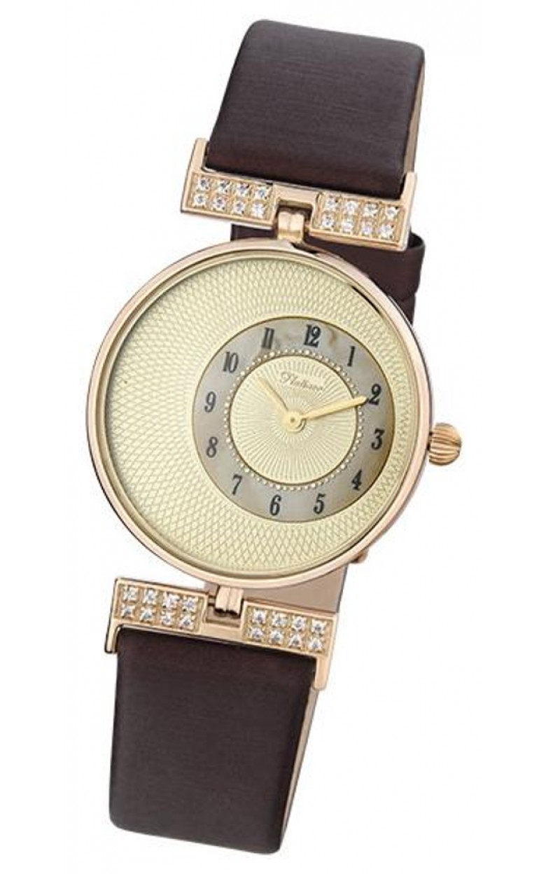 53456-1.407 russian gold кварцевый wrist watches Platinor "сьюзен" for women  53456-1.407
