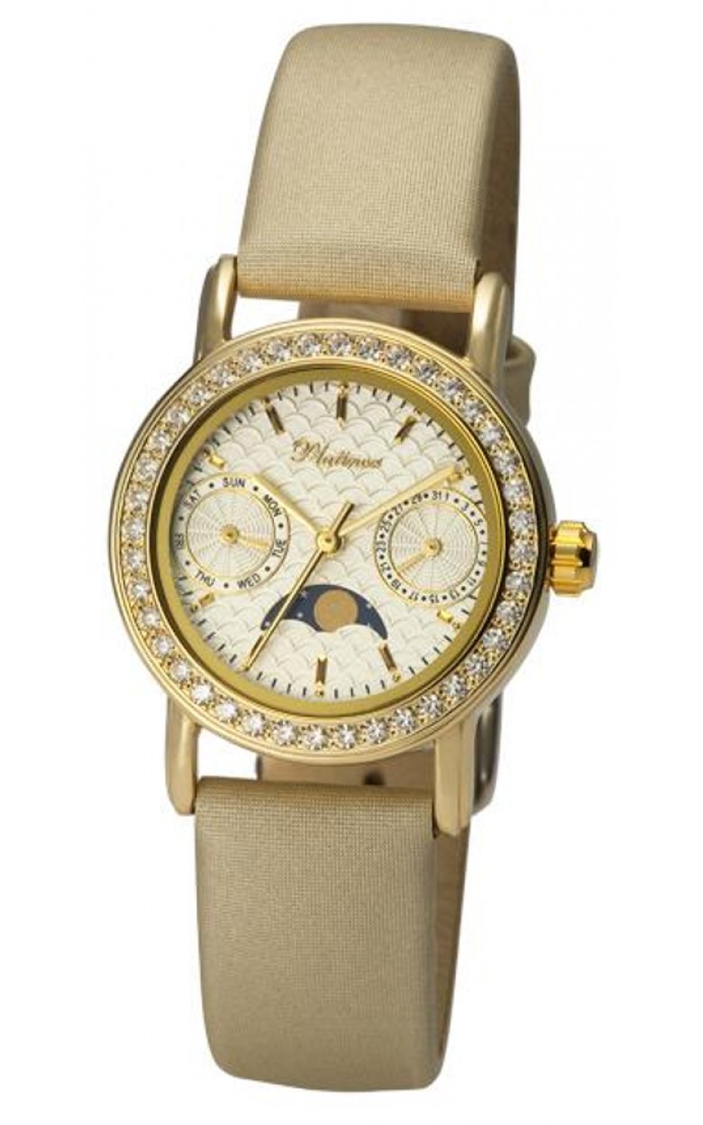 97766.104 russian gold кварцевый wrist watches Platinor "жанет" for women  97766.104