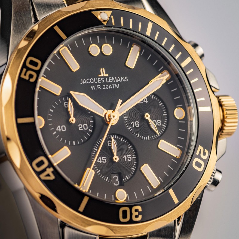 1-2091i  кварцевые наручные часы Jacques Lemans "Sport"  1-2091i