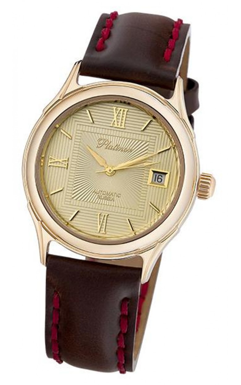 50350.420 russian gold Men's watch кварцевый wrist watches Platinor "сатурн"  50350.420
