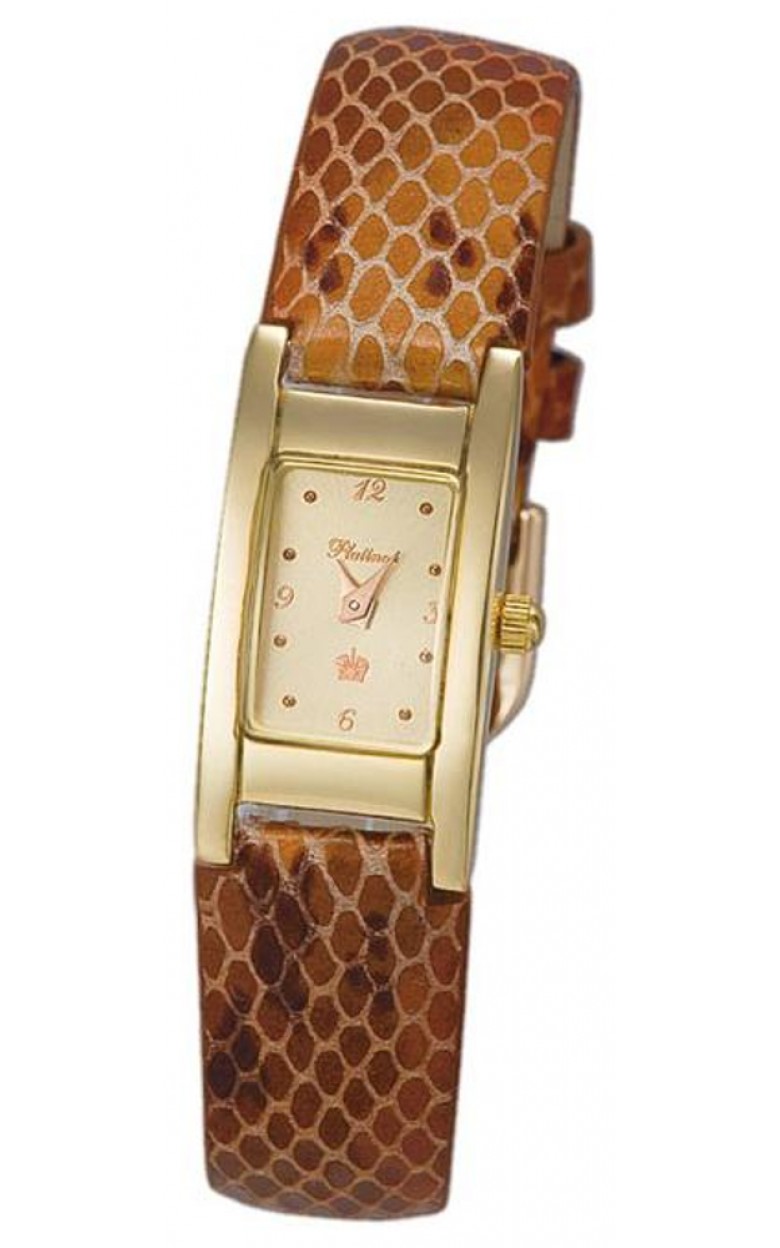 90510.406 russian gold кварцевый wrist watches Platinor "мадлен" for women  90510.406