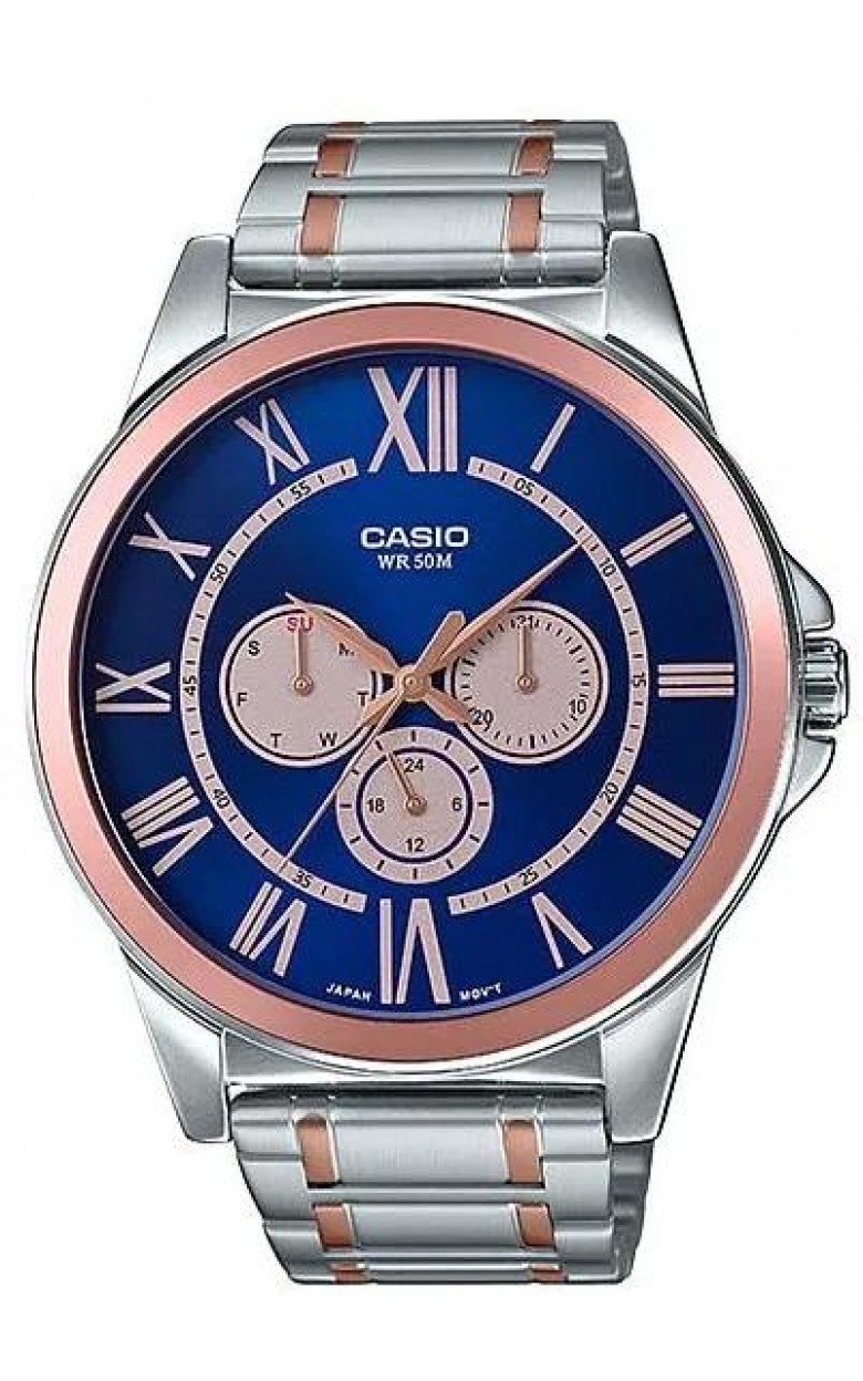 MTP-E318RG-2B  кварцевые наручные часы Casio "Collection"  MTP-E318RG-2B