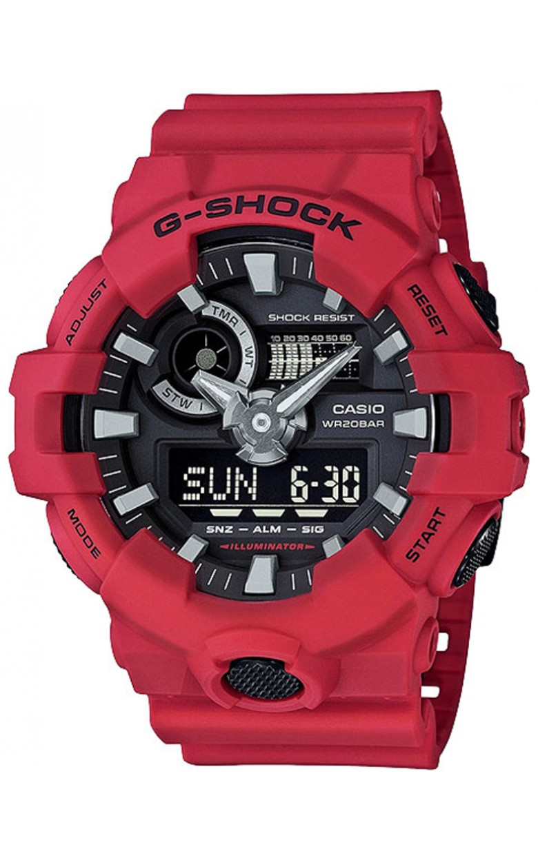GA-700-4A  кварцевые наручные часы Casio "G-Shock"  GA-700-4A