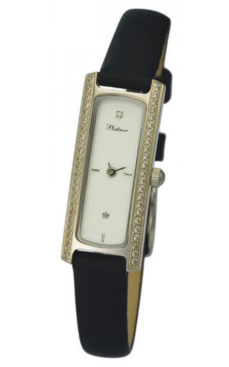 98741.303 russian gold Lady's watch кварцевый wrist watches Platinor "анжелина"  98741.303