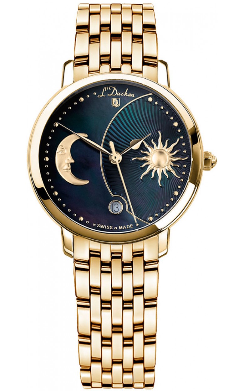 D 781.20.31 swiss Lady's watch кварцевый wrist watches L'Duchen "Day & Night"  D 781.20.31