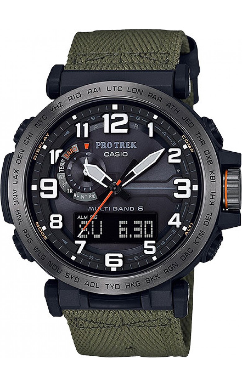PRW-6600YB-3E  кварцевые наручные часы Casio "ProTrek"  PRW-6600YB-3E