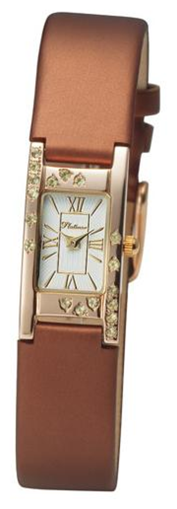 90557.120 russian gold кварцевый wrist watches Platinor "мадлен" for women  90557.120