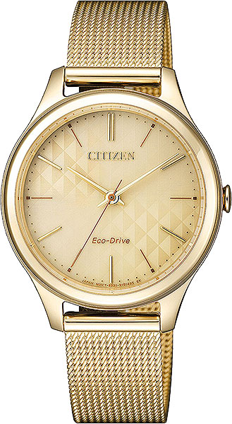 EM0502-86P  кварцевые наручные часы Citizen "Eco-Drive"  EM0502-86P