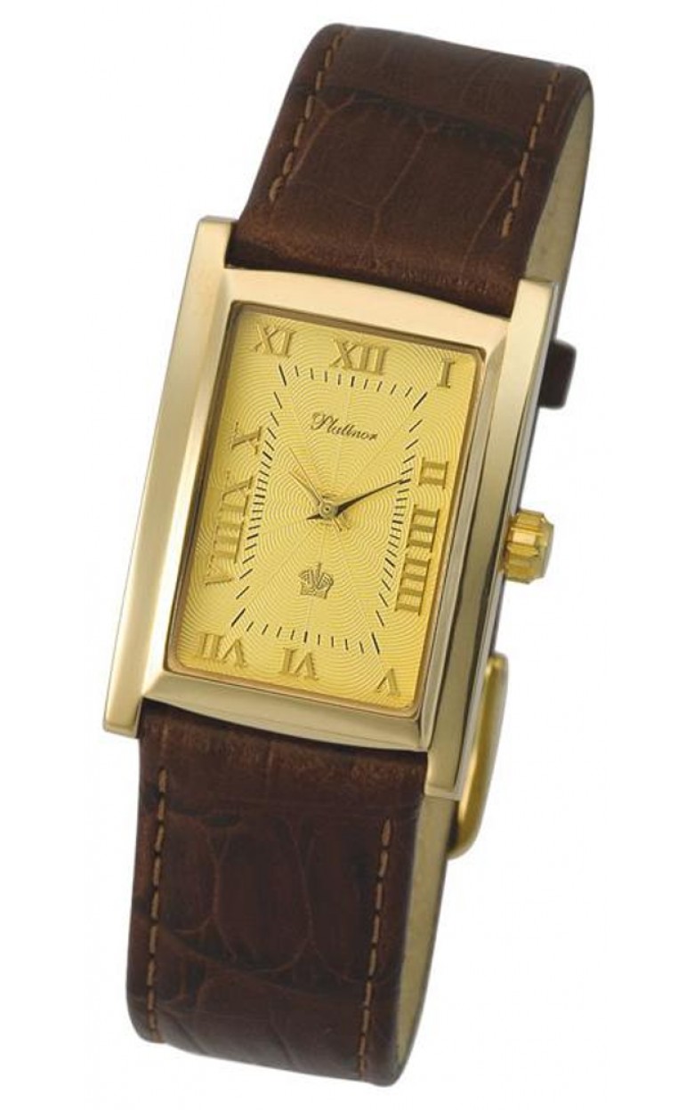50210.421 russian gold Men's watch кварцевый wrist watches Platinor "одиссей"  50210.421