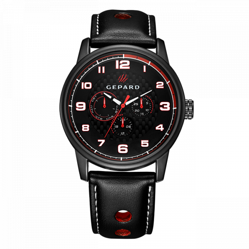 1235A11L1 russian Men's watch кварцевый wrist watches Gepard  1235A11L1