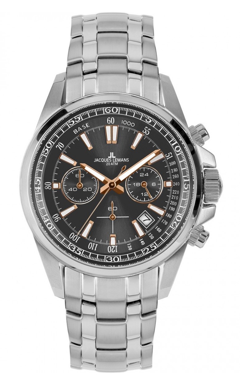 1-2117ZE  кварцевые наручные часы Jacques Lemans "Sport"  1-2117ZE