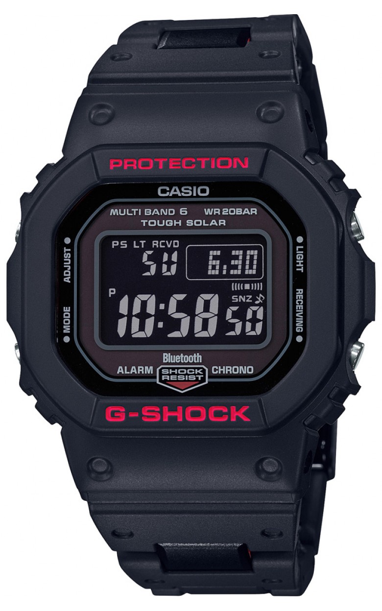 GW-B5600HR-1ER Японские наручные часы Casio G-SHOCK GW-B5600HR-1ER с хронографом GW-B5600HR-1ER