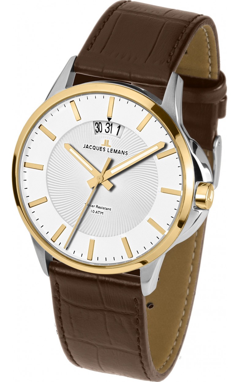 1-1540H  Men's watch кварцевый wrist watches Jacques Lemans "Classic"  1-1540H