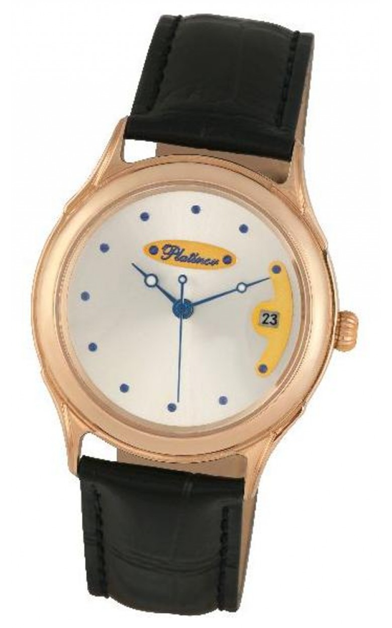 50450.226 russian gold кварцевый wrist watches Platinor "юпитер" for men  50450.226
