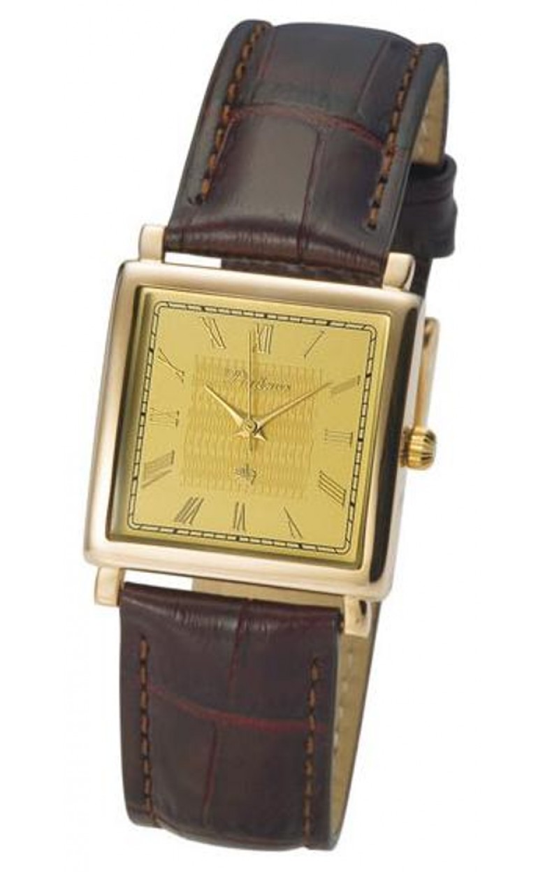 57550.421 russian gold Men's watch кварцевый wrist watches Platinor "топаз"  57550.421