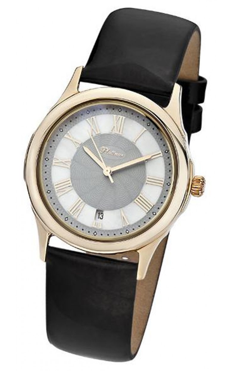 46250.217 russian gold кварцевый wrist watches Platinor "рандеву" for men  46250.217