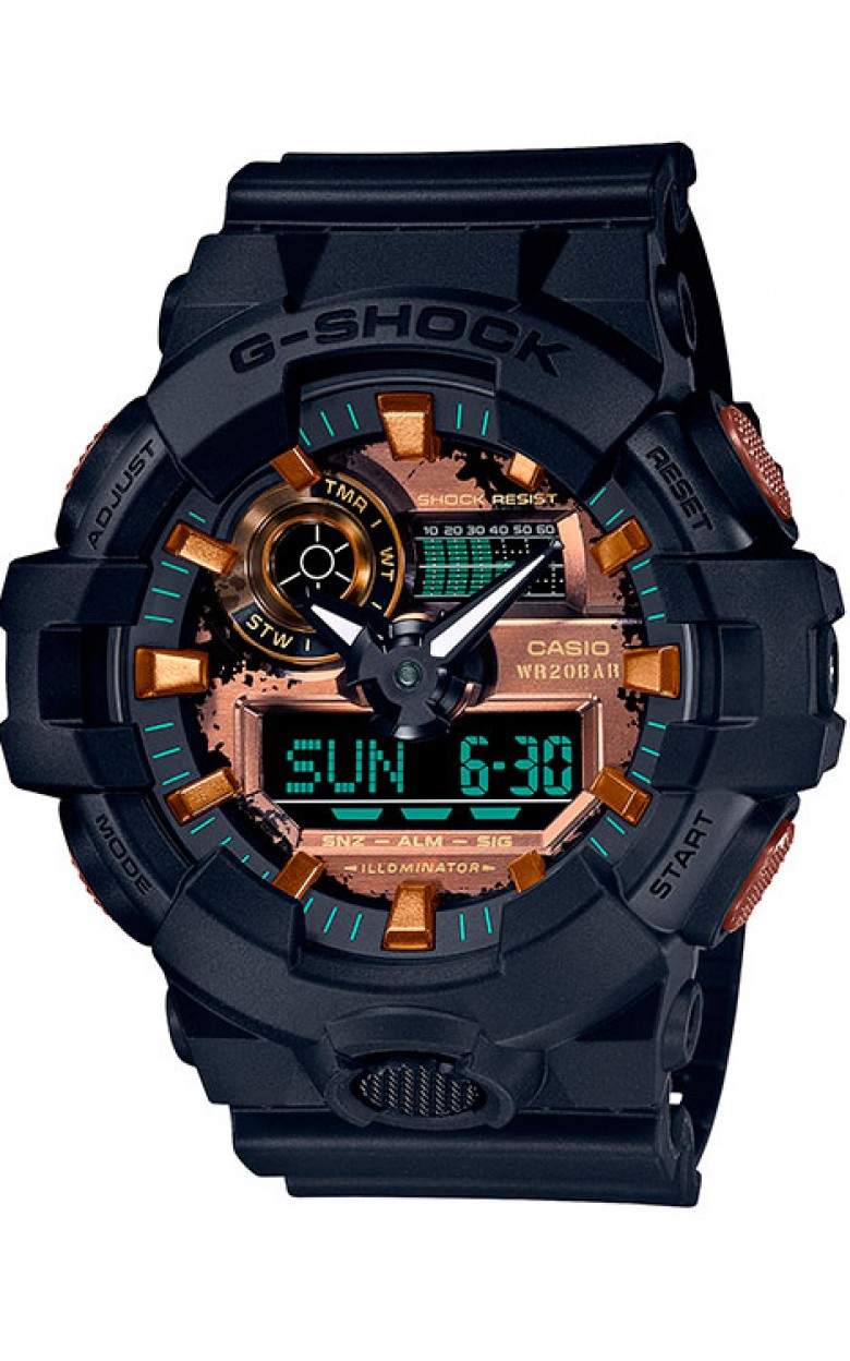 GA-700RC-1A  кварцевые наручные часы Casio "G-Shock"  GA-700RC-1A
