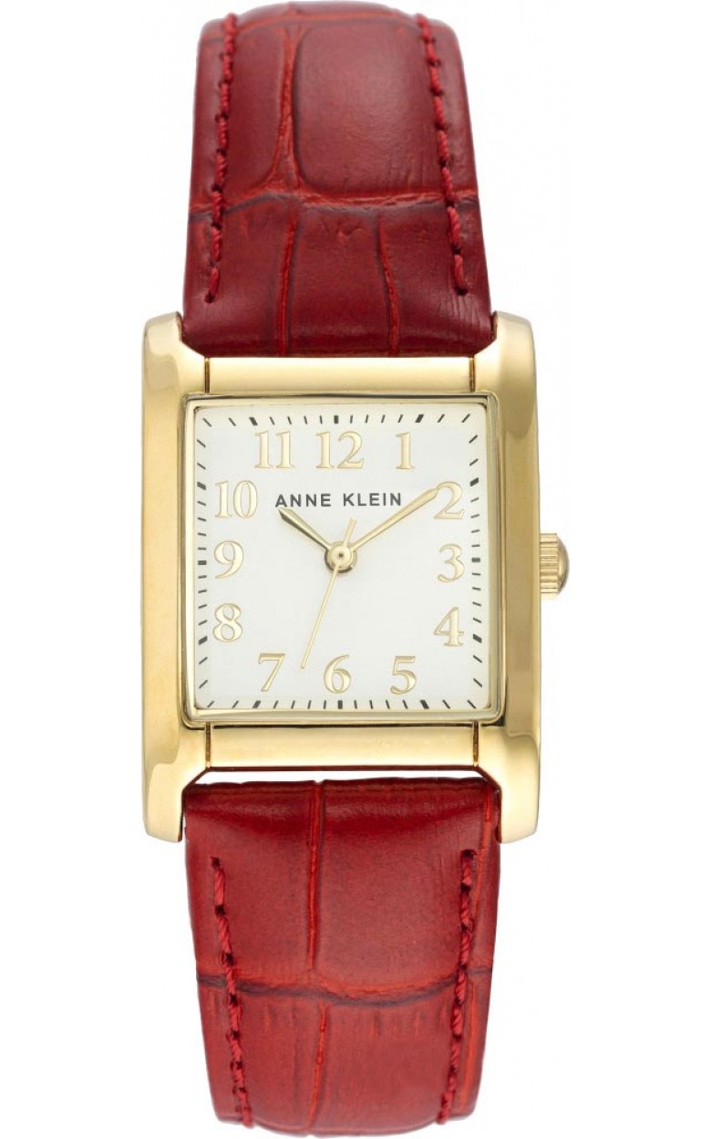 3888GPRD  кварцевые наручные часы Anne Klein "Leather" логотип  3888GPRD