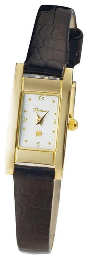 90560.106 russian gold Lady's watch кварцевый wrist watches Platinor "мадлен"  90560.106