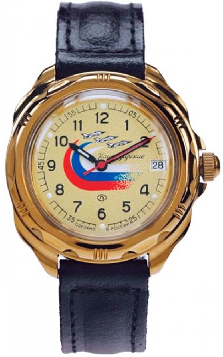 219564  механические наручные часы Восток "Командирские" логотип ВВС ВКС  219564