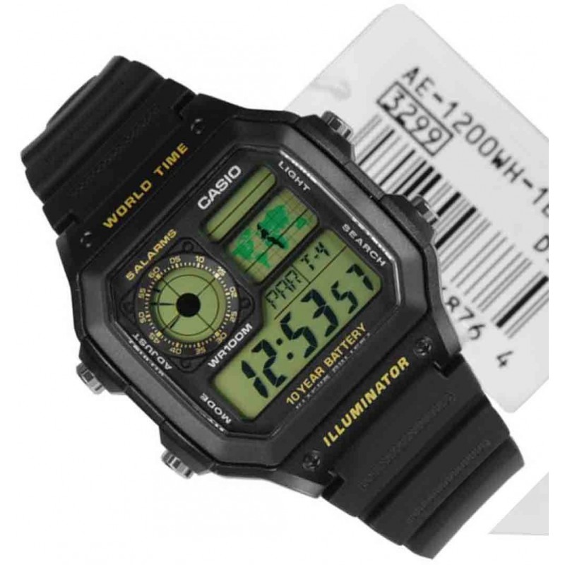 AE-1200WH-1B  кварцевые наручные часы Casio "Collection"  AE-1200WH-1B