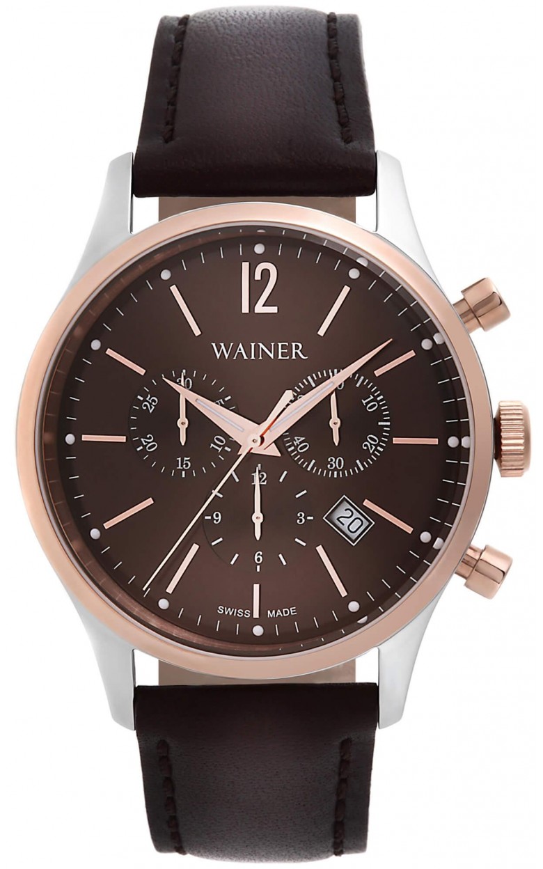 WA.12428-F  кварцевые наручные часы Wainer "Wall street"  WA.12428-F