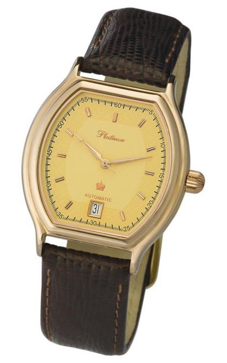 53350.404 russian gold Men's watch кварцевый wrist watches Platinor "иридиум"  53350.404