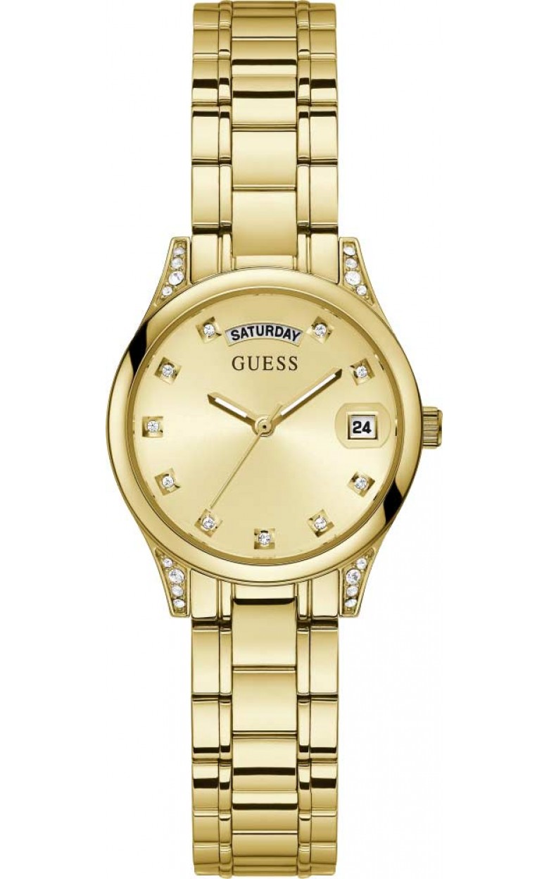 GW0385L2  кварцевые наручные часы Guess "Dress Steel"  GW0385L2