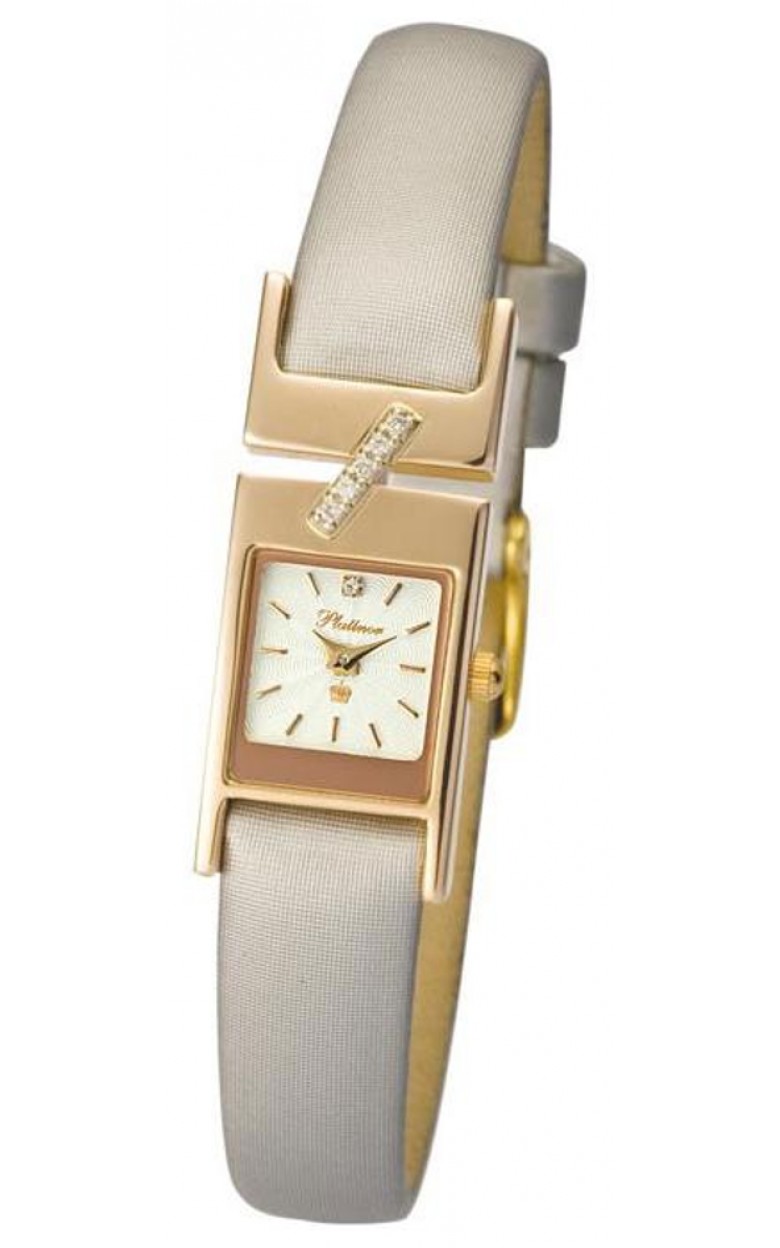 98851.104 russian gold Lady's watch кварцевый wrist watches Platinor "моNika"  98851.104