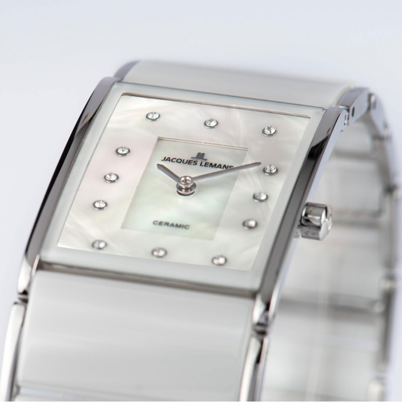 1-1940G  кварцевые наручные часы Jacques Lemans "High Tech Ceramic"  1-1940G