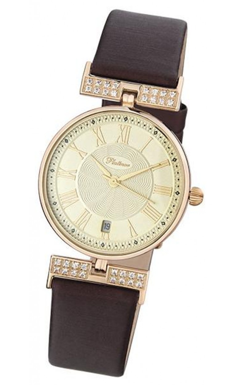 53456.420 russian gold кварцевый wrist watches Platinor "сьюзен" for women  53456.420