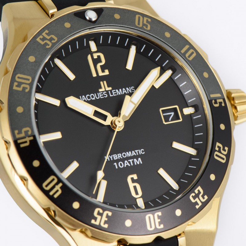 1-2109E  кварцевые наручные часы Jacques Lemans "Hybromatic"  1-2109E