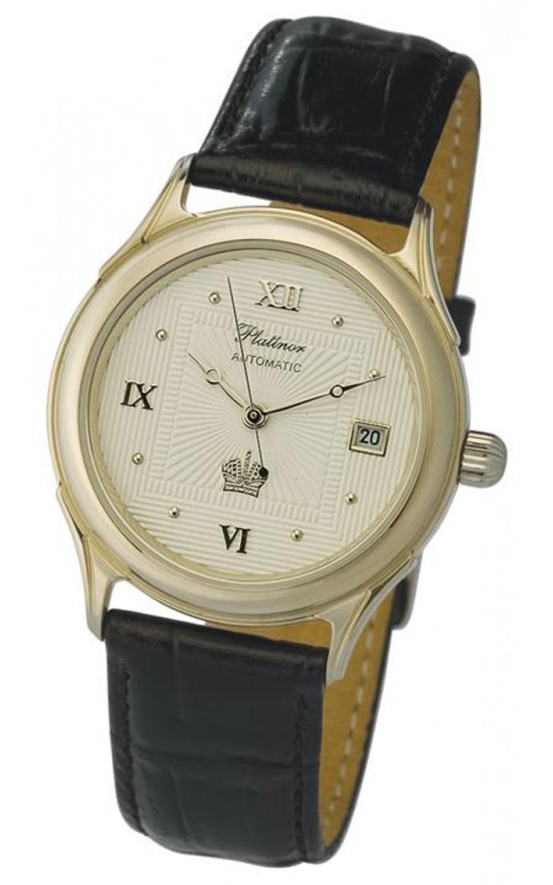 50440.120 russian gold Men's watch кварцевый wrist watches Platinor "юпитер"  50440.120
