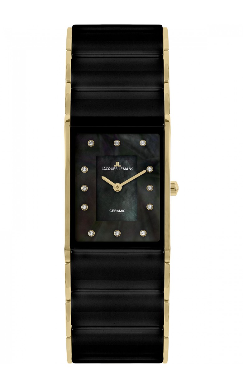 1-1940J  кварцевые наручные часы Jacques Lemans "High Tech Ceramic"  1-1940J