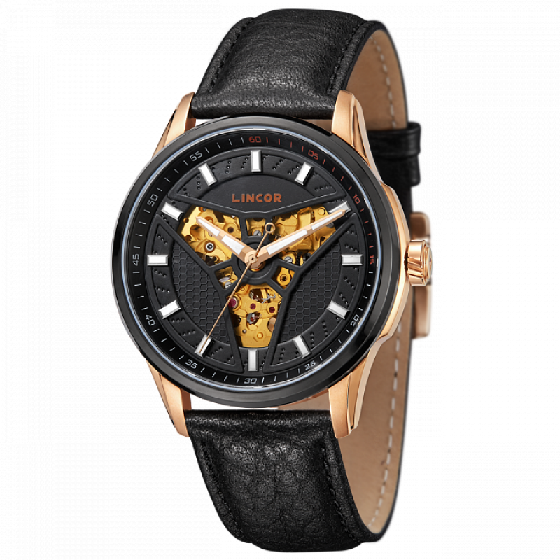 1227S14L1 russian механический wrist watches Lincor  1227S14L1