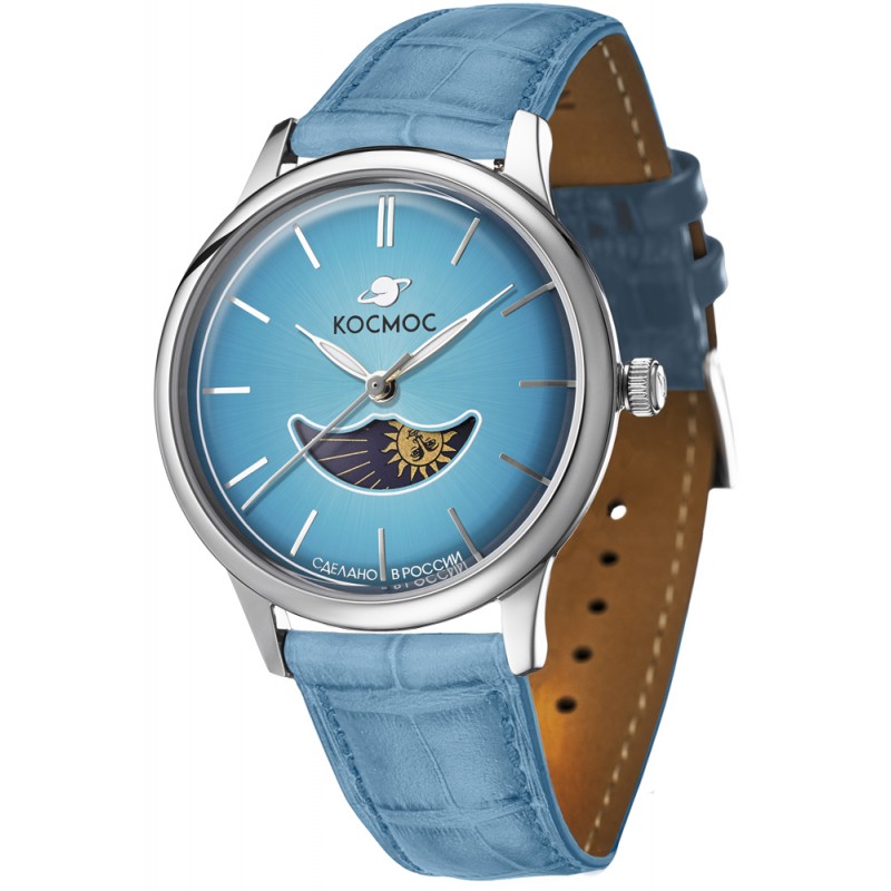 K 617.19.39 russian Lady's watch кварцевый wrist watches космос "солнце и луна"  K 617.19.39