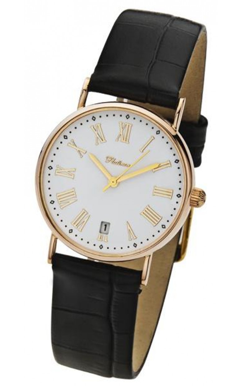 54530.315 russian gold Men's watch кварцевый wrist watches Platinor "горизонт"  54530.315