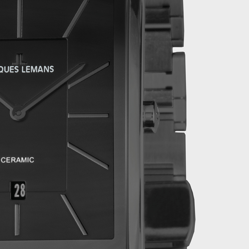 1-1939C  кварцевые наручные часы Jacques Lemans "High Tech Ceramic"  1-1939C